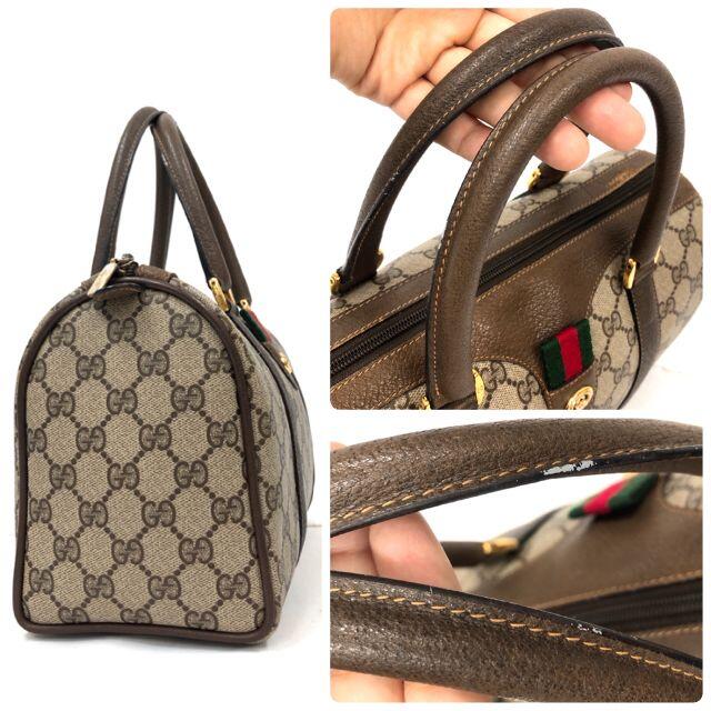 GUCCI - 良品 GUCCI グッチ ミニ ボストンバッグ オールドグッチ