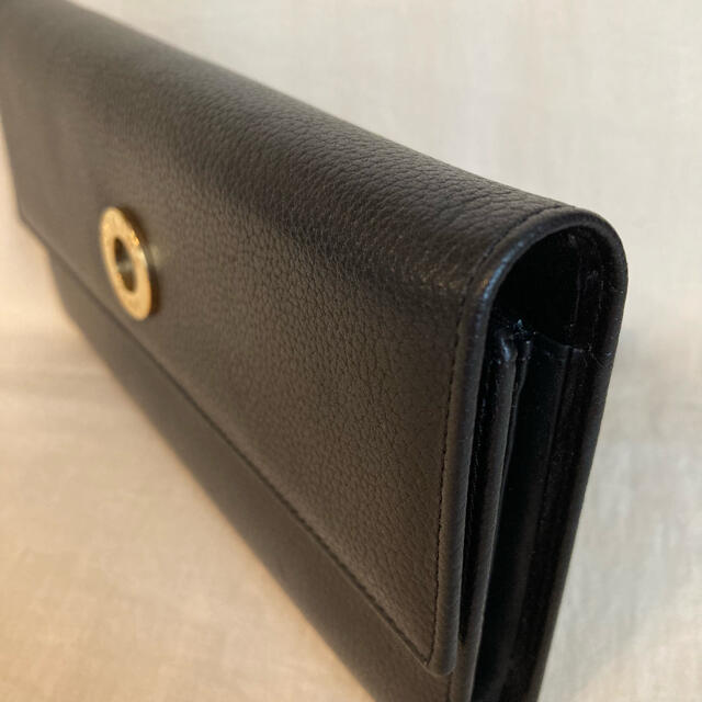 CELINE セリーヌ ヴィンテージ サークル金具 レザー黒 長財布 極美品