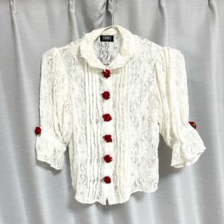 パメオポーズ(PAMEO POSE)のPAMEO POSE LACE BLOUSE(シャツ/ブラウス(半袖/袖なし))