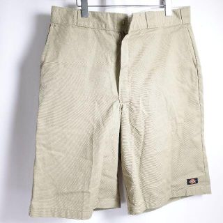 ディッキーズ(Dickies)のDickies　ハーフパンツ　メンズ　ベージュ(ショートパンツ)