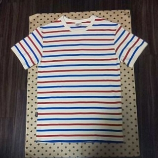 アヴィレックス(AVIREX)の美品AVIREX  USA トリコロールボーダーTシャツ(Tシャツ/カットソー(半袖/袖なし))