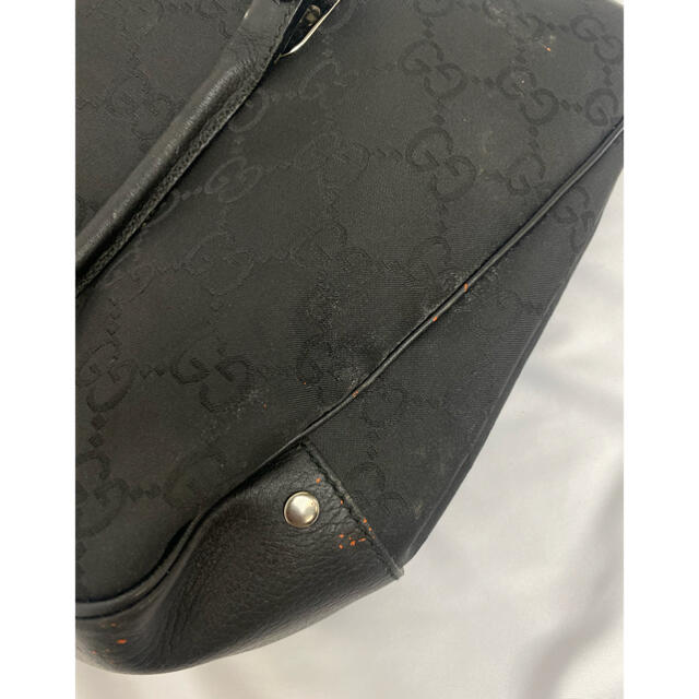 Gucci(グッチ)のグッチ　ナイロン　キャンバス　トートバッグ　ブラック レディースのバッグ(トートバッグ)の商品写真