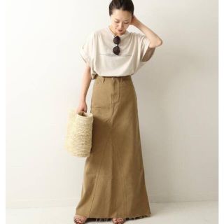 プラージュ(Plage)のプラージュHealthy denim LONG SLIT スカート 新品(ロングスカート)