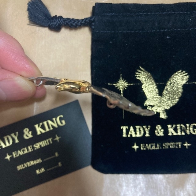 goro's(ゴローズ)の【確実正規品】tady&King タディ&キング　廃盤頭金大イーグル メンズのアクセサリー(ネックレス)の商品写真