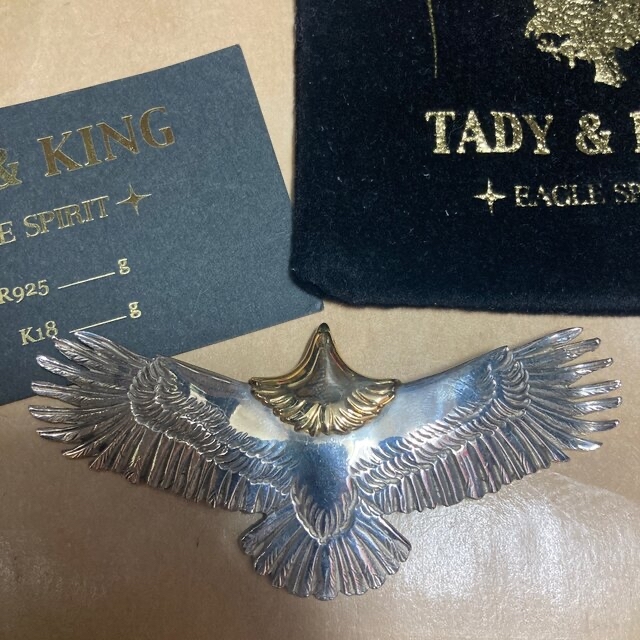 今日限定価格！tady&king タディ&キング　K18 頭金　廃盤　大イーグル