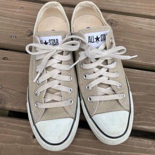 コンバース(CONVERSE)のコンバース　オールスター　ベージュ(スニーカー)