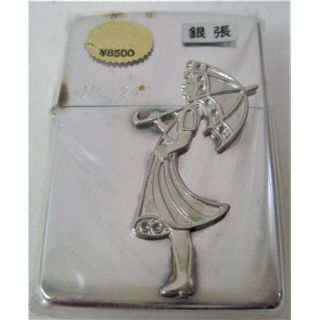 ジッポー(ZIPPO)の未使用・未開封 希少  限定 1996年 銀張 シルバープレート　b(タバコグッズ)