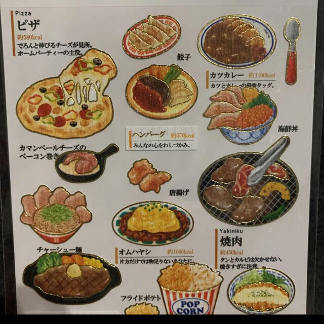 niko and...(ニコアンド)の【送料無料】大人の図鑑シール　飯テロ編 インテリア/住まい/日用品の文房具(シール)の商品写真