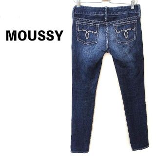 マウジー(moussy)のMOUSSYユーズド加工スキニーデニムW27約77cm(デニム/ジーンズ)