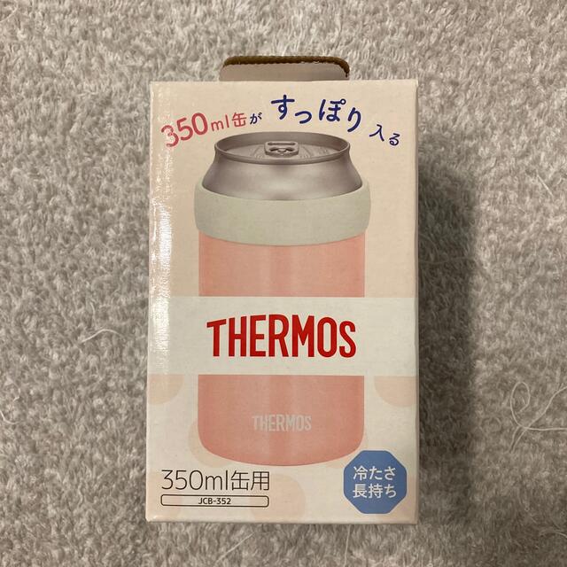 THERMOS(サーモス)のサーモス 350ml缶用保冷缶ホルダー JCB-352 コーラルピンク 新品 スポーツ/アウトドアのアウトドア(食器)の商品写真