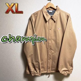 チャンピオン(Champion)のチャンピオン　コーチジャケット　ベージュ 匿名配送(ブルゾン)