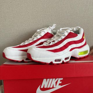 ナイキ(NIKE)の【新品未使用】Nike Air Max 95 White Red(スニーカー)