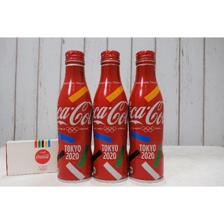 コカコーラ(コカ・コーラ)の激レア・コカ・コーラスリムボトル・東京2020 オリンピック限定品(ノベルティグッズ)