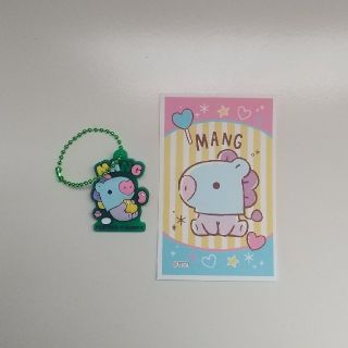 ボウダンショウネンダン(防弾少年団(BTS))のBT21 GUMMI ラバーマスコット&デコステッカー MANG②(キャラクターグッズ)