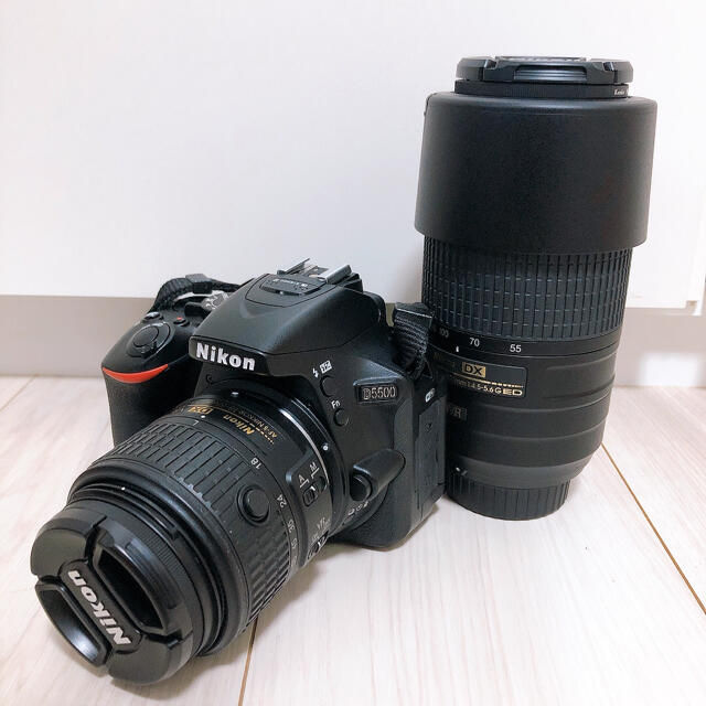 最新コレックション Nikon - ニコン D5500 ダブルズームキットBLACK ...