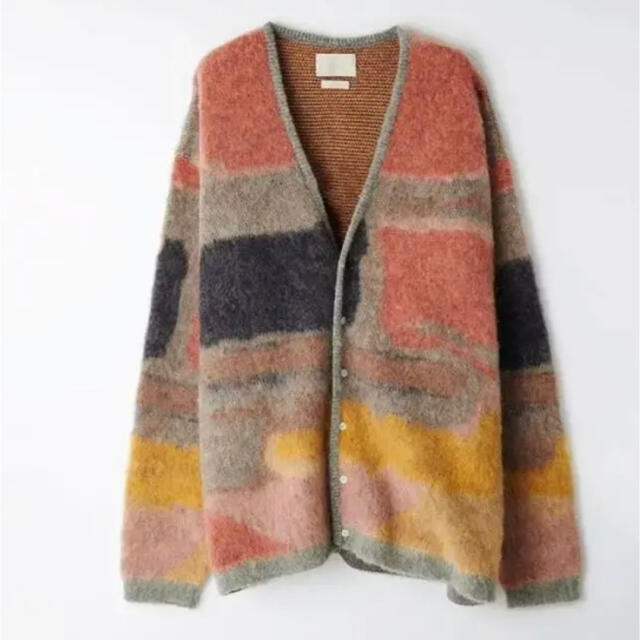 yoke ROTHKO JACQUARD CARDIGAN