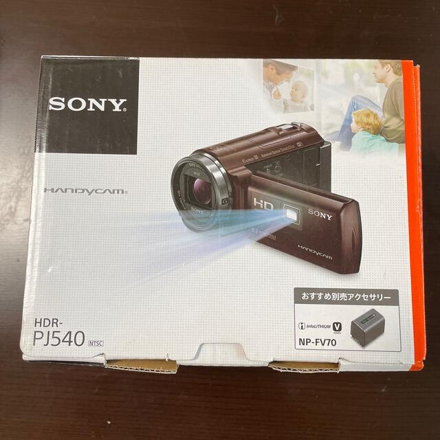 ブランド SONY - SONY デジタルハイビジョンビデオカメラ HDR-PJ540(T