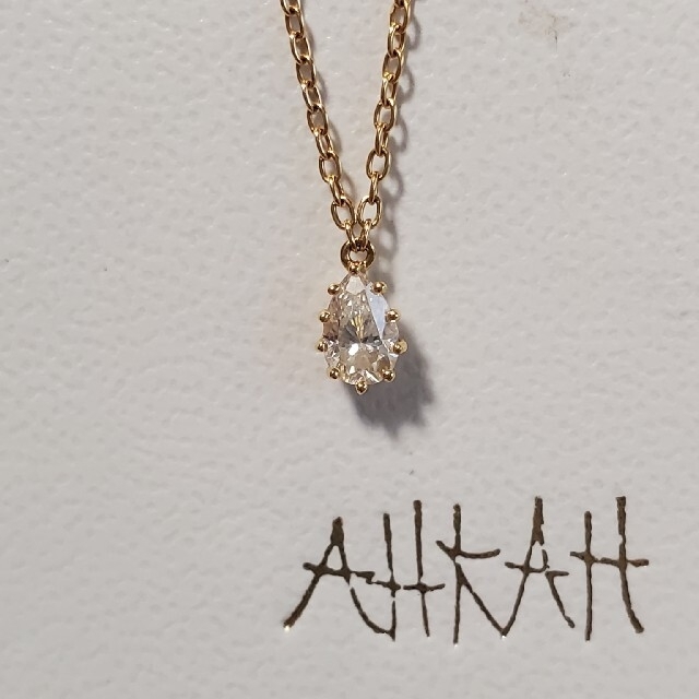 AHKAH ソルティアドロップネックレス ダイヤモンドの通販 by Pilina｜アーカーならラクマ - AHKAH 好評