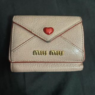 ミュウミュウ(miumiu)のmiumiu MADRAS LOVE 財布(財布)