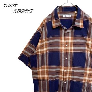 タケオキクチ(TAKEO KIKUCHI)のメンズ　レディース　柄シャツ　タケオキクチ  vintage 総柄　ストライプ (シャツ)