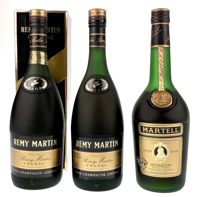 3本 REMY MARTIN MARTELL コニャック