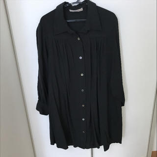 ピーチジョン(PEACH JOHN)の黒♡ゆったりシャツ♡ピーチジョン(シャツ/ブラウス(長袖/七分))