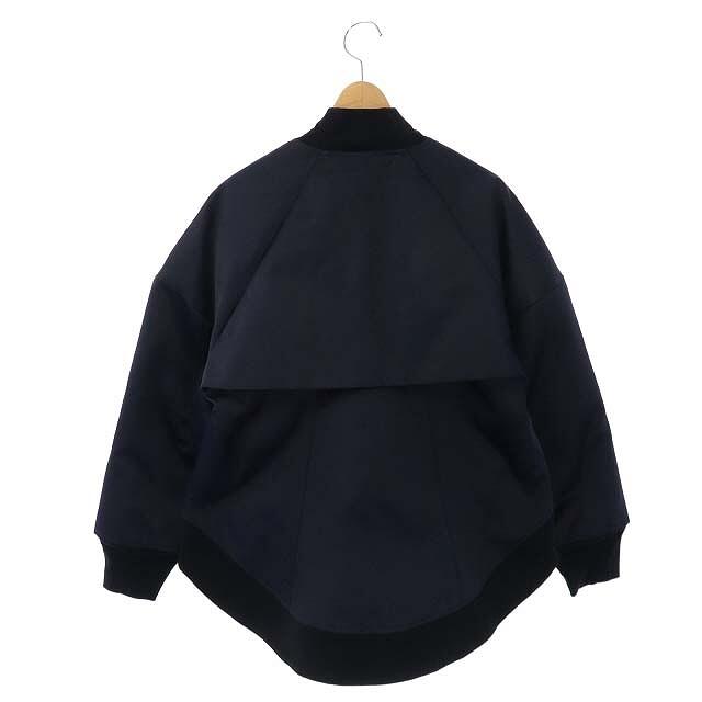 エンフォルド ブルゾン ジャケット アウター ジップアップ 36 紺