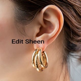 フィフス(fifth)の新品☆収納ポーチ付きピアス　Edit Sheen(ピアス)