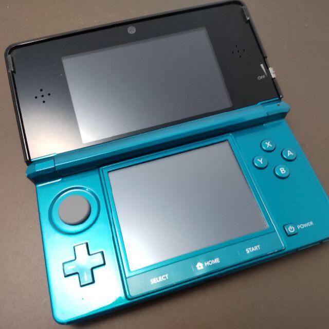 安心の整備済み！◆任天堂3DS 本体◆アクアブルー◆60