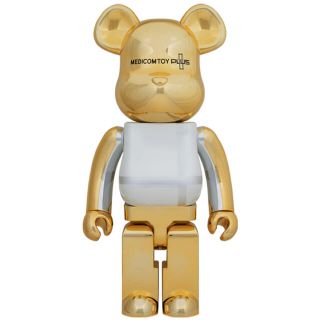 メディコムトイ(MEDICOM TOY)のBE@RBRICK MEDICOM GOLD CHROME Ver. 1000％(フィギュア)