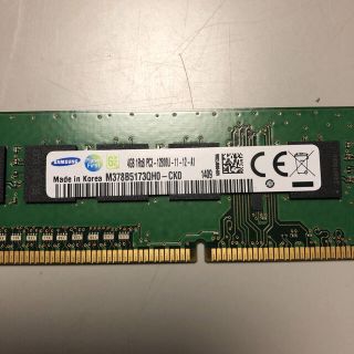 サムスン(SAMSUNG)のDDR3-1600Mhz 4GB M378b5173QH0-CK0(PC周辺機器)