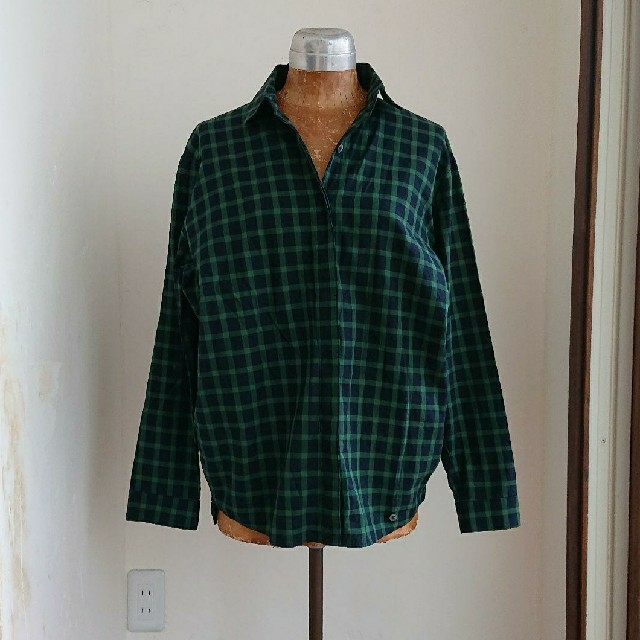 Unaca  2wayカシュクールチェックシャツ  サイズ38 レディースのトップス(シャツ/ブラウス(長袖/七分))の商品写真