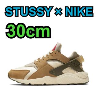 ナイキ(NIKE)のSTUSSY NIKE AIR HUARACHE DESERT OAK 30cm(スニーカー)