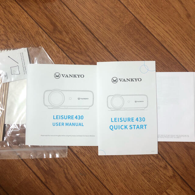 【値下げ】VANKYO プロジェクター　LEISURE430 スマホ/家電/カメラのテレビ/映像機器(プロジェクター)の商品写真