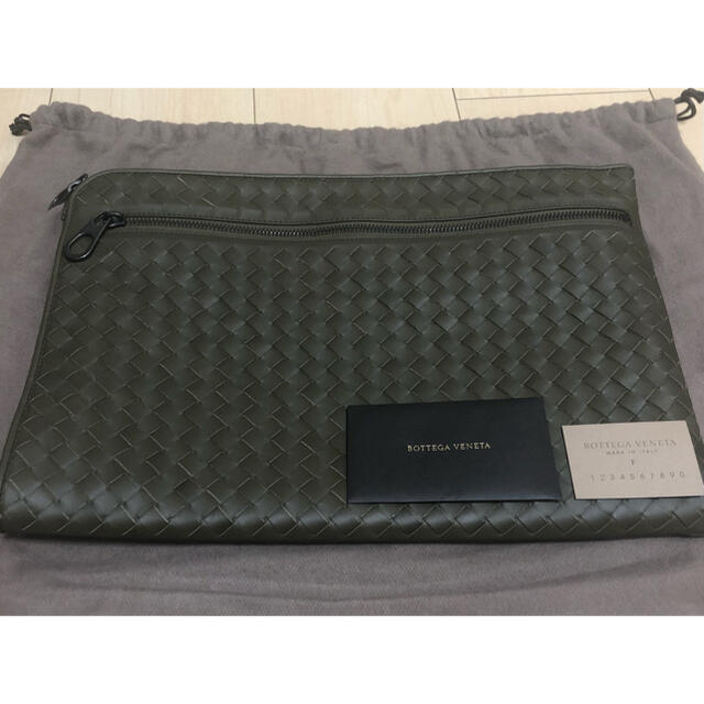 Bottega Veneta(ボッテガヴェネタ)のBOTTEGA ボッテガ イントレチャート ドキュメントケース　クラッチバッグ メンズのバッグ(セカンドバッグ/クラッチバッグ)の商品写真