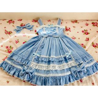 アンジェリックプリティー(Angelic Pretty)のアンジェリックプリティ ジャンパースカート(ひざ丈ワンピース)