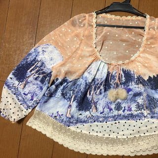 フランシュリッペ(franche lippee)のフランシュリッペ＊ぞろぞろシフォン長袖ブラウス(シャツ/ブラウス(長袖/七分))