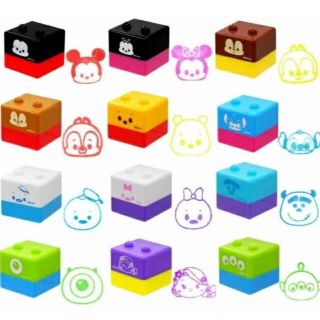 ＊ディズニー＊つみつみブロック型スタンプ＊ツムツム＊12ヶセット＊(その他)