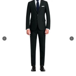 スーツカンパニー(THE SUIT COMPANY)の値下げSTRETCH ACTIVE ダークグレー無地ツーピーススーツ　ストレッチ(セットアップ)