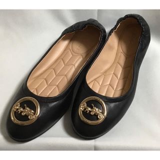 新入荷 新品【特典有】コーチ パンプス ローファー バレエ シューズ