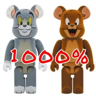 メディコムトイ(MEDICOM TOY)のBE@RBRICK TOM／JERRY フロッキー Ver. 1000％ セット(その他)