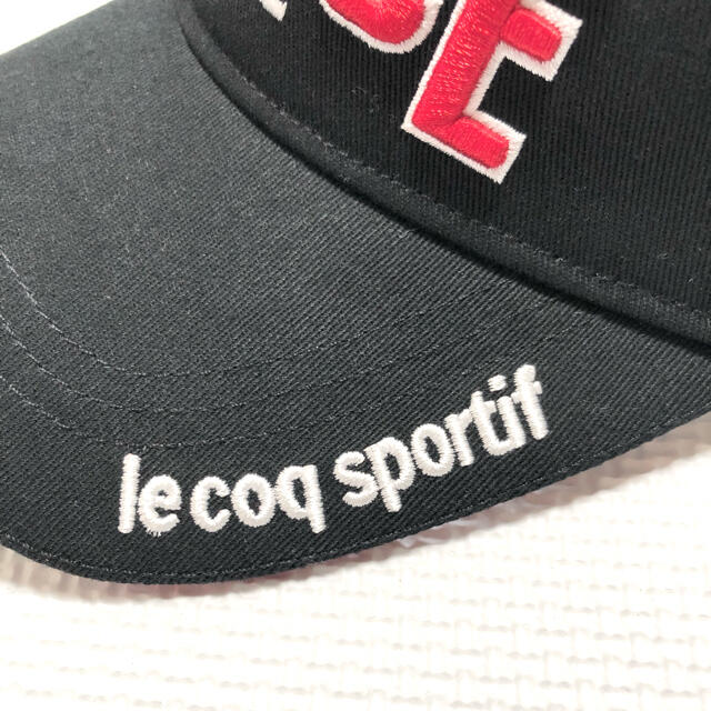 le coq sportif(ルコックスポルティフ)のルコック ゴルフメンズバイザー メンズの帽子(サンバイザー)の商品写真