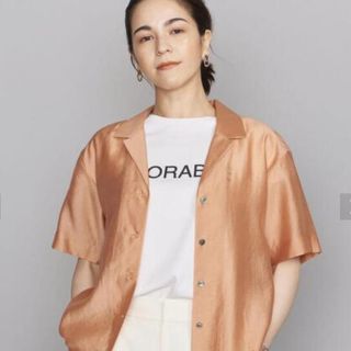 ビューティアンドユースユナイテッドアローズ(BEAUTY&YOUTH UNITED ARROWS)の新品 ビューティー＆ユース オープンカラー5分袖シャツ(シャツ/ブラウス(半袖/袖なし))