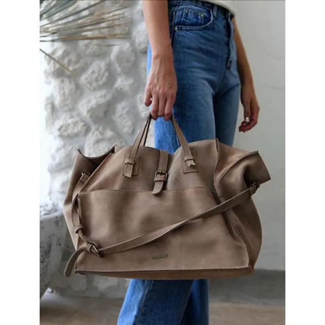 room306 CONTEMPORARY(ルームサンマルロクコンテンポラリー)の凛様専用room306 *Suede Real Leather Hand Bag レディースのバッグ(トートバッグ)の商品写真