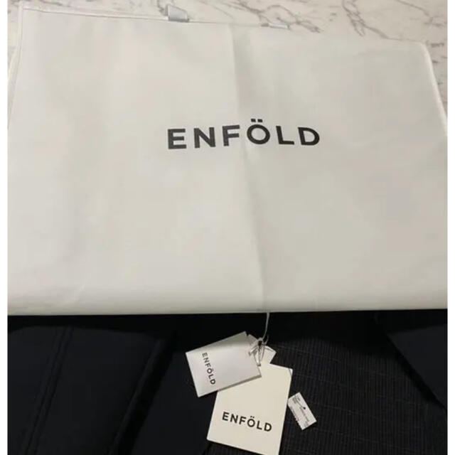 ENFOLD(エンフォルド)のENFOLD エンフォルド★リバーシブルボンディングコート レディースのジャケット/アウター(ロングコート)の商品写真