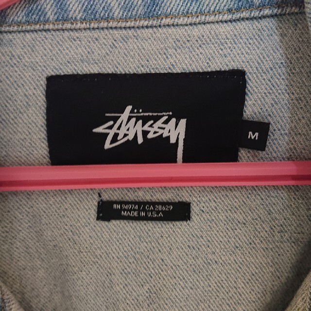 STUSSY(ステューシー)のSTUSSY デニムジャケット Mサイズ メンズのジャケット/アウター(Gジャン/デニムジャケット)の商品写真