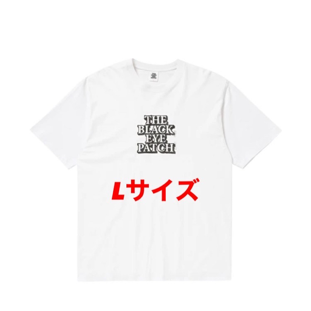 オンライン完売商品　Black eye patch Label tee Lサイズ