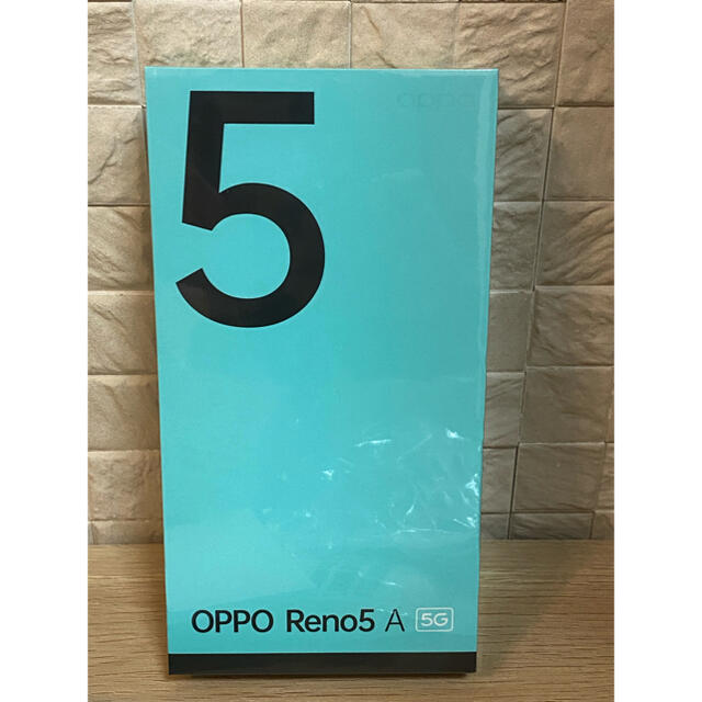 新品未開封 OPPO Reno5 A SIMフリー ブラック　ワイモバイル
