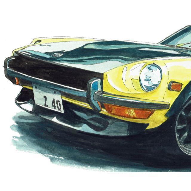 NC-594フェアレディ240Z/Z34限定版画サイン額装作家平右ヱ門 3