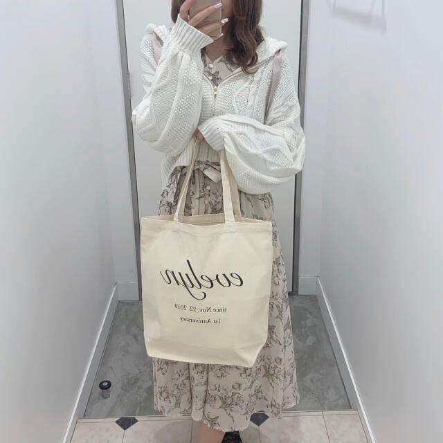 evelyn - evelyn ハートニットパーカーの通販 by Nirvana's shop evelyn - evelyn ハートニットパーカーの通販 by Nirvana's shop